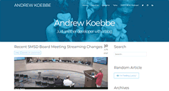 Desktop Screenshot of andrewkoebbe.com